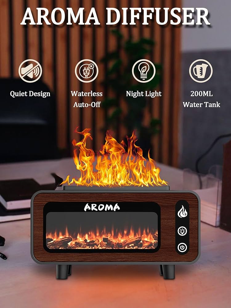 3D Flame Diffuser | Aroma Diffuser Humidifier 3D Flame Diffuser | Aroma Diffuser Humidifier