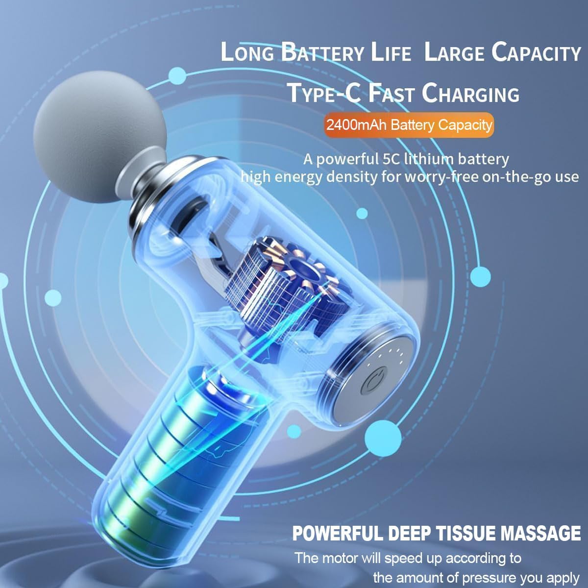 6-Speed Massage Gun | Deep Tissue Muscle Pain Relief 6-Speed Massage Gun | Deep Tissue Muscle Pain Relief