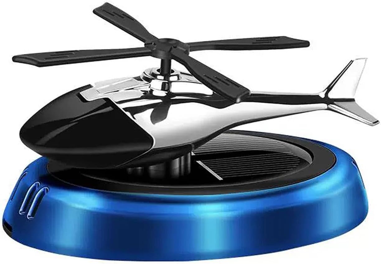 Helicopter Rotating Solar Car Perfume Air Freshener Helicopter Rotating Solar Car Perfume Air Freshener