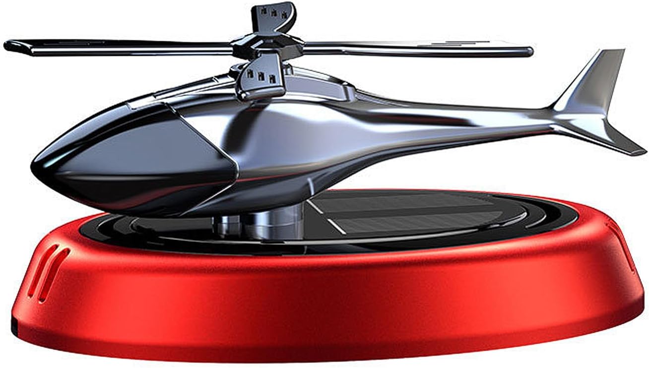 Helicopter Rotating Solar Car Perfume Air Freshener Helicopter Rotating Solar Car Perfume Air Freshener