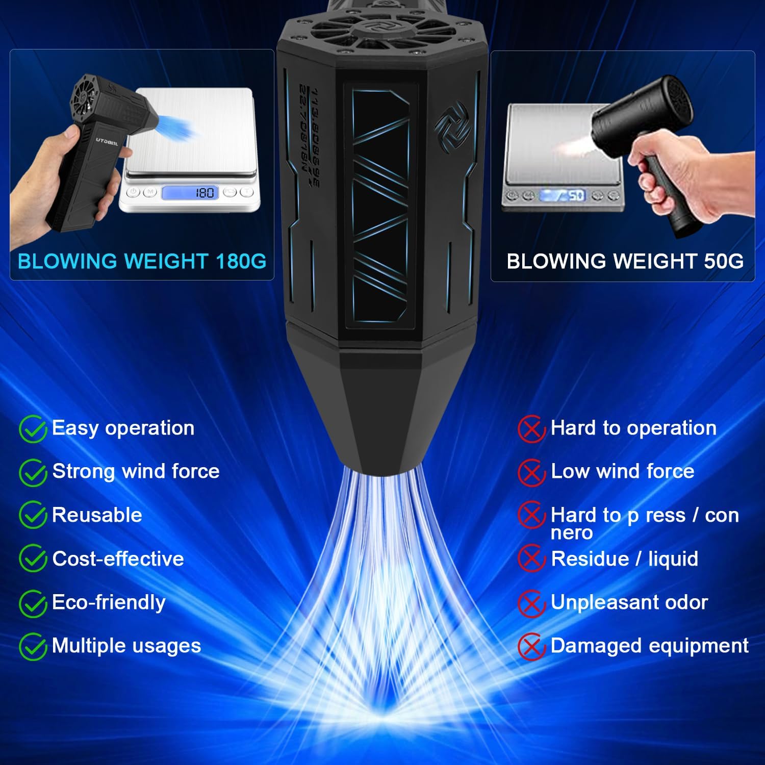10000mAh Electric Air Duster - 180000RPM Cordless Air Blower 10000mAh Electric Air Duster - 180000RPM Cordless Air Blower