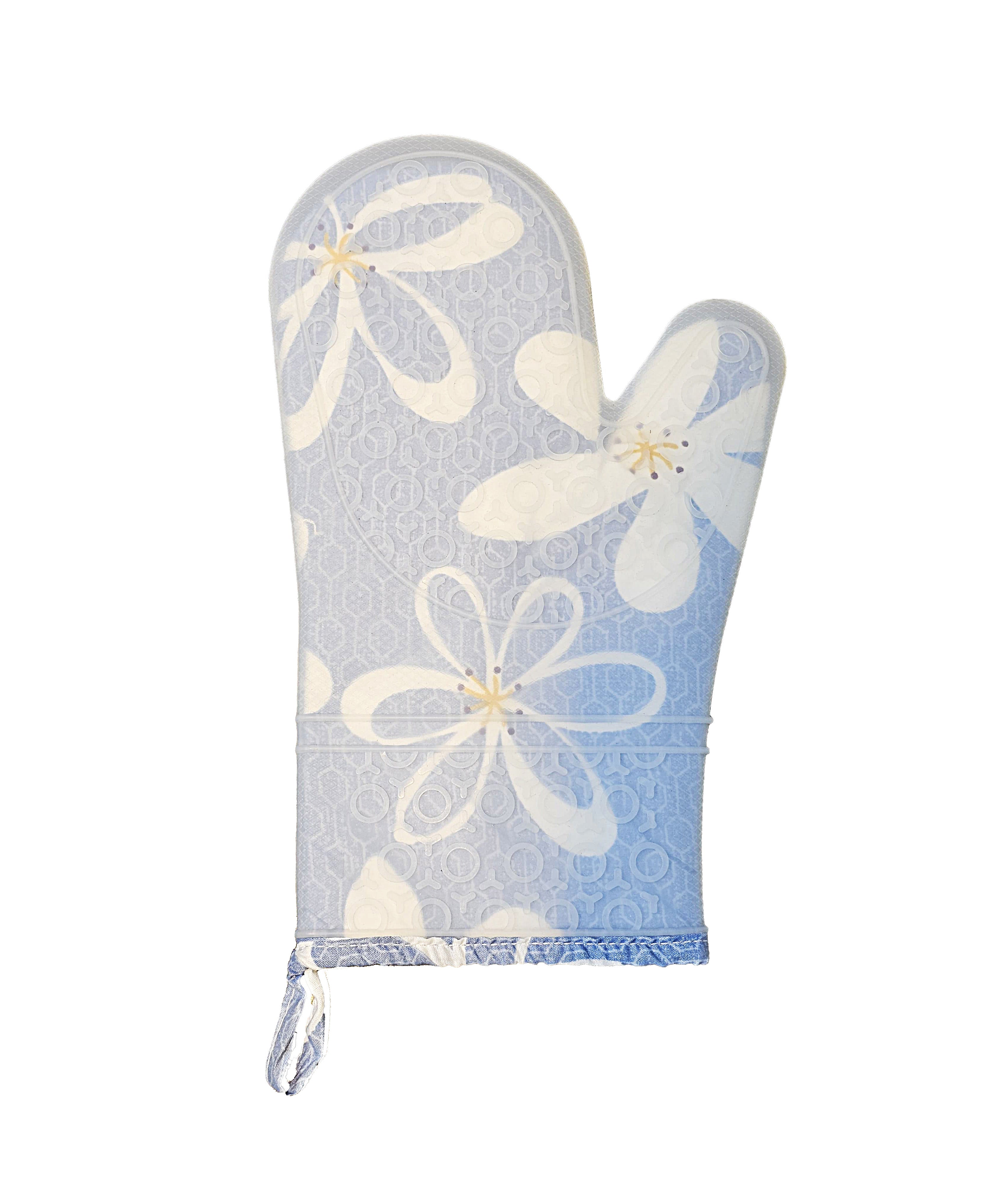 Silicone Cotton Double Layer Mitts Glove - 1 Pc Silicone Cotton Double Layer Mitts Glove - 1 Pc