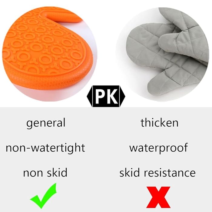 Heat Resistant Silicone Oven Glove Heat Resistant Silicone Oven Glove