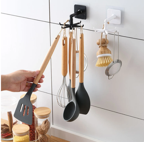 Kitchen Hook with 6-Claw 360 Degree Rotating Kitchen Hook with 6-Claw 360 Degree Rotating