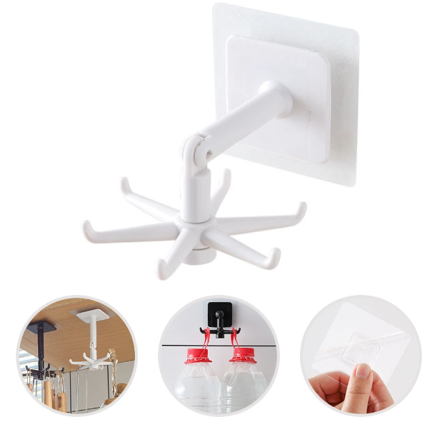 Kitchen Hook with 6-Claw 360 Degree Rotating Kitchen Hook with 6-Claw 360 Degree Rotating