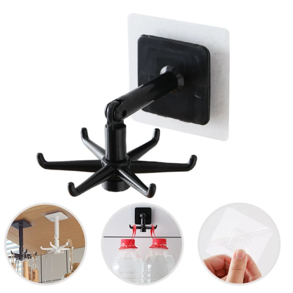 Kitchen Hook with 6-Claw 360 Degree Rotating Kitchen Hook with 6-Claw 360 Degree Rotating