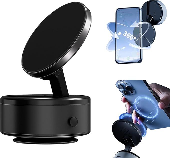 Magnetic Suction Car Phone Mount Image description