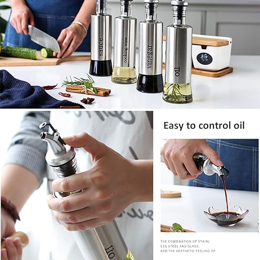 Oil & Vinegar Dispenser - Glass Bottle Oil & Vinegar Dispenser - Glass Bottle