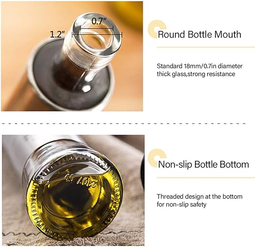 Oil & Vinegar Dispenser - Glass Bottle Oil & Vinegar Dispenser - Glass Bottle