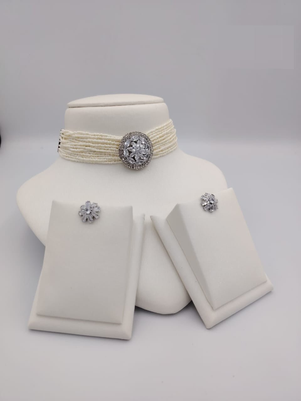 Pearl Choker Necklace Sets Pearl Choker Necklace Sets