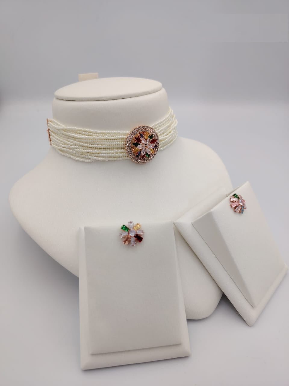 Pearl Choker Necklace Sets Pearl Choker Necklace Sets