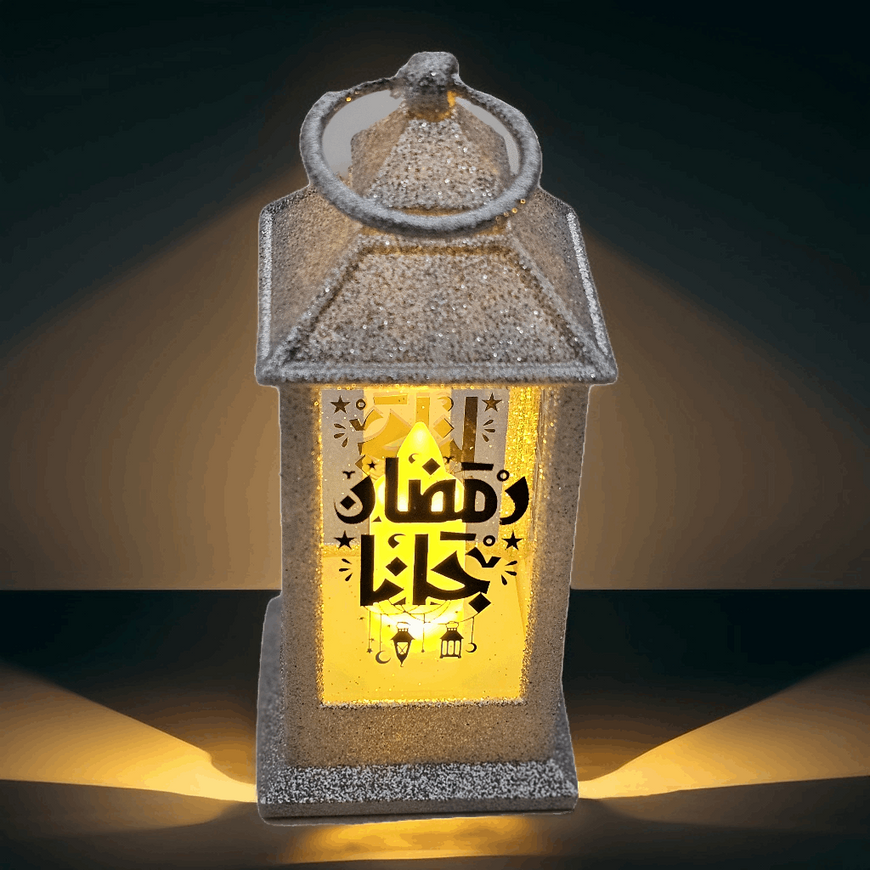 Glittery LED Ramadan Lantern