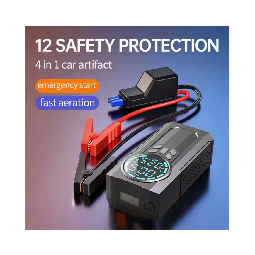 4-in-1 Car Jump Starter | 6000mAh | Gulf e Shop