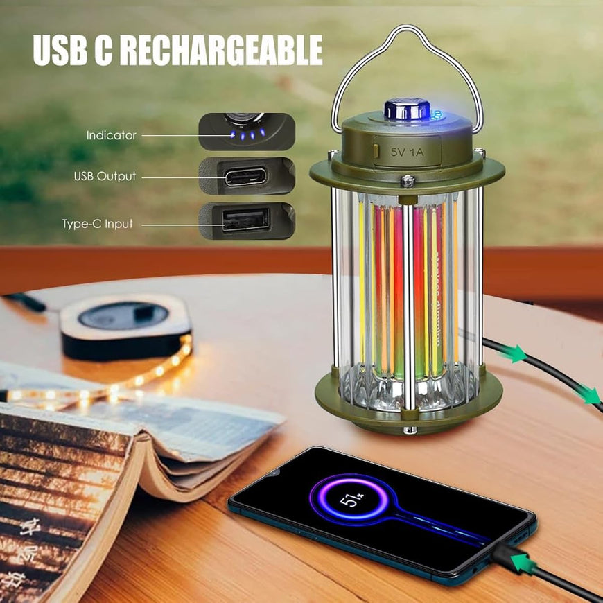 2-in 1 Camping Bundle | Automatic Tent & LED Light