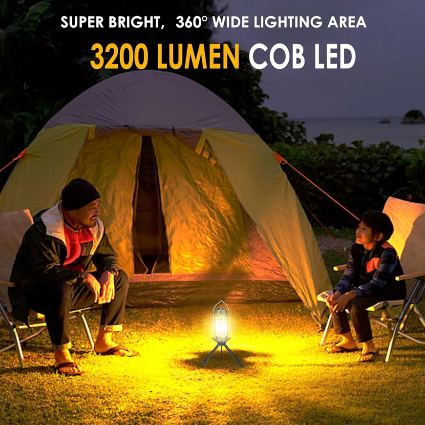 2-in 1 Camping Bundle | Automatic Tent & LED Light