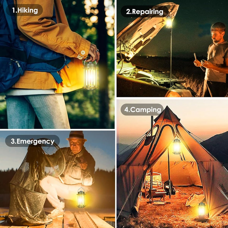 2-in 1 Camping Bundle | Automatic Tent & LED Light